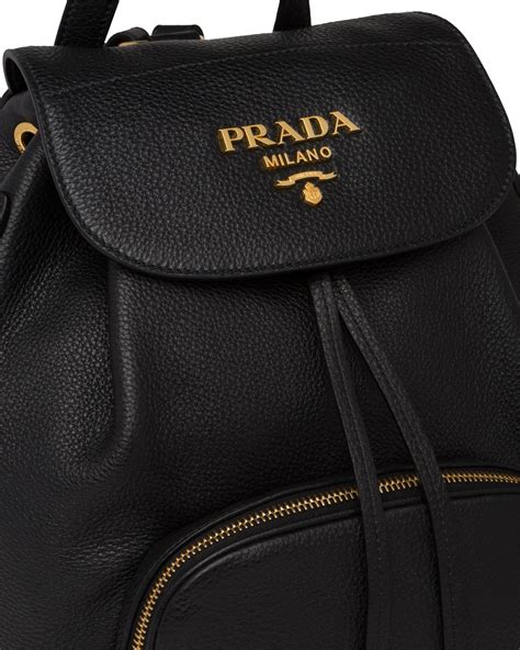 prada backpack leather gold tone white|prada nylon backpack sale.